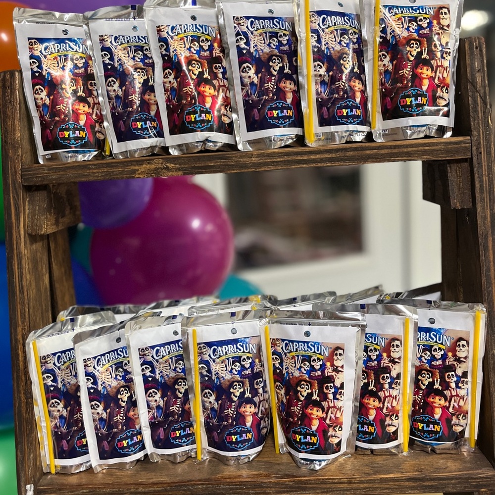 Personalized juice labels